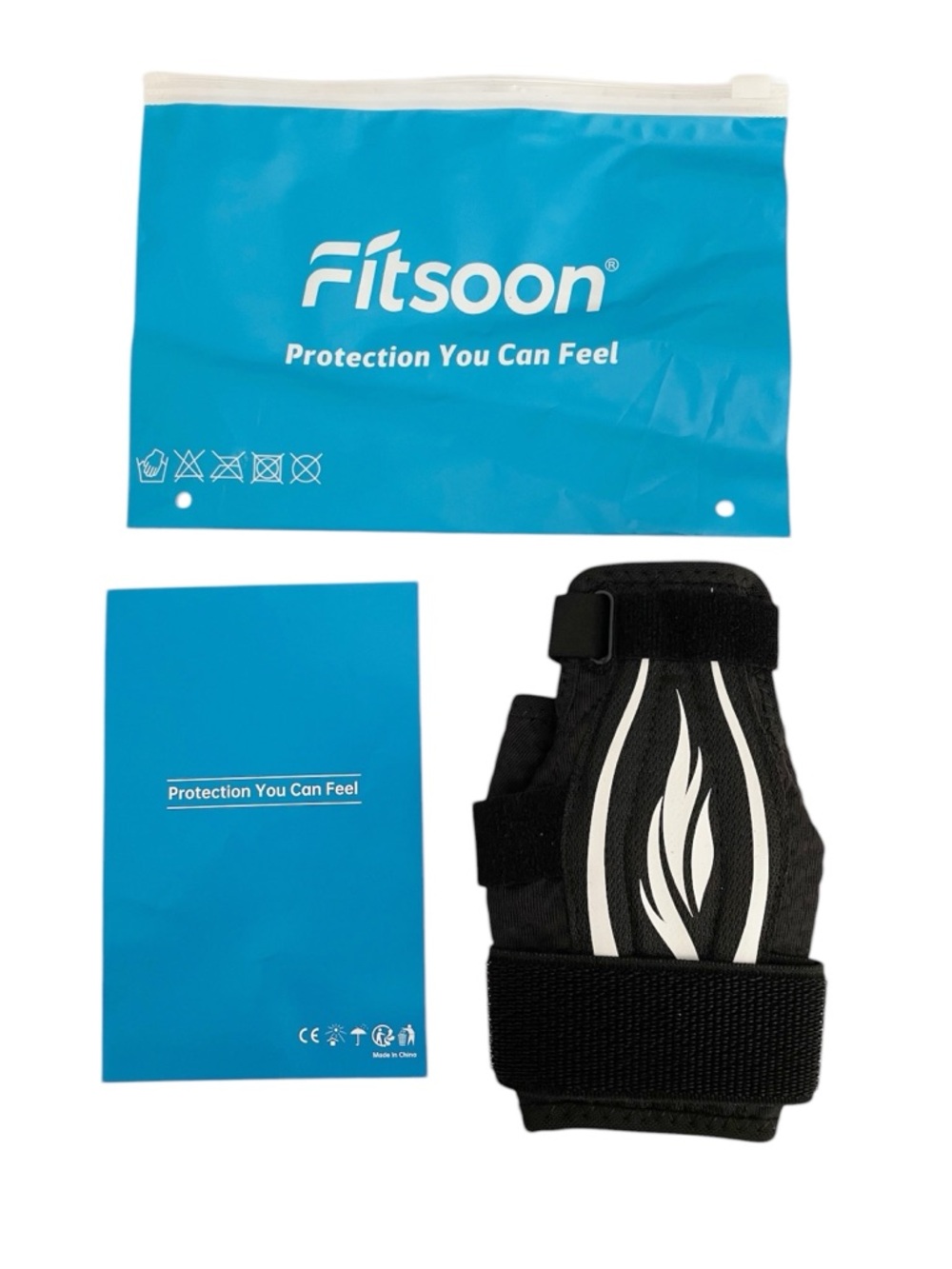 Fitsoon Black Thumb Wrist Support Brace - Picture 4 of 5